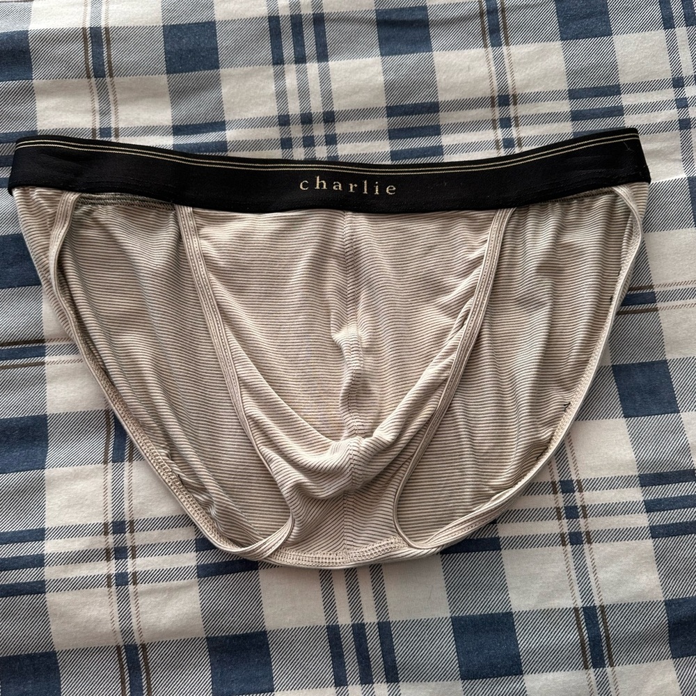 Charlie Men's Black and Tan Sport Briefs